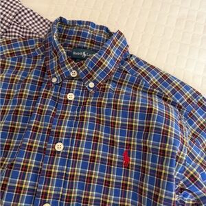 Ralph Lauren Plaid Button-Down Shirts